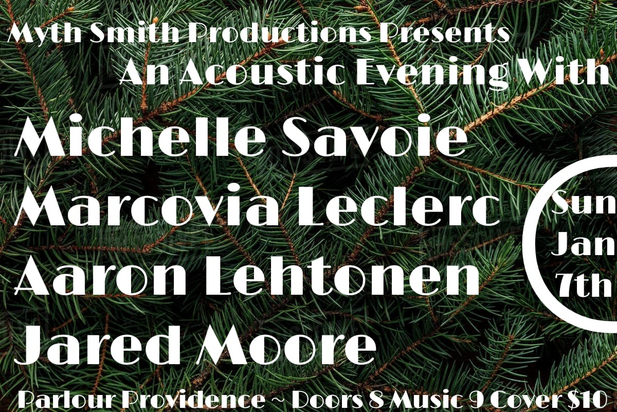 ACOUSTIC SHOWCASE FEATURING: MICHELLE SAVOIE/MARCOVIA LECLERC/AARON ...